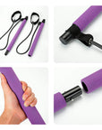 BARRA DE PILATES CON BANDAS DE RESISTENCIA – ENTRENAMIENTO COMPLETO Y PERSONALIZADO
