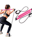BARRA DE PILATES CON BANDAS DE RESISTENCIA – ENTRENAMIENTO COMPLETO Y PERSONALIZADO