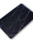 Alfombra de baño absorbente de piedra de diatomeas - Marmol Negro