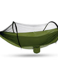 Hamaca portátil para camping con mosquitero – Comodidad y protección