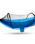 Hamaca portátil para camping con mosquitero – Comodidad y protección