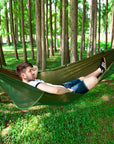 Hamaca portátil para camping con mosquitero – Comodidad y protección