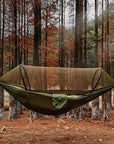 Hamaca portátil para camping con mosquitero – Comodidad y protección