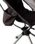 SILLA PLEGABLE DE CAMPING IUNIK – LIGERA, RESISTENTE Y ROTACIÓN DE 360º