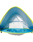 CARPA DE PLAYA PARA BEBÉS CON MINI PILETA UV – PROTECCION Y DIVERSIÓN