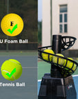 Máquina lanzapelotas de entrenamiento para tenis – Practicá solo como un pro