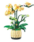 Orquídea decorativa tipo Lego – Un toque de naturaleza en versión creativa