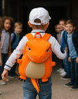 MOCHILA INFANTIL TIRANOSAURIO CHICA – IMPERMEABLE Y DIVERTIDA