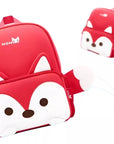 MOCHILA INFANTIL ZORRO ROJO 3D – IMPERMEABLE Y CÓMODA
