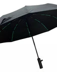 Paraguas plegable reforzado reflectante – Compacto y resistente