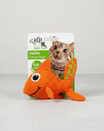 Juguete peluche de pez dorado con Catnip para gato – Diversión, ejercicio y relax asegurado