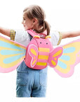 MOCHILA INFANTIL MARIPOSA CON ALAS 3D – IMPERMEABLE Y DIVERTIDA