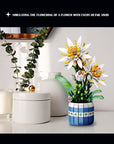 Margarita decorativa para armar con bloques – Creatividad en flor para tu casa o escritorio