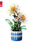 Margarita decorativa para armar con bloques – Creatividad en flor para tu casa o escritorio