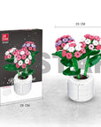 Set de hortensias para armar tipo Lego – Deco creativa que no se marchita