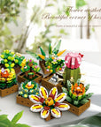 Set de suculentas tipo Lego – Decoración mini para armar y coleccionar