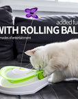 Juguete interactivo para gato con mariposa y pelota giratoria – Diversión 360° garantizada