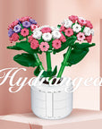 Set de hortensias para armar tipo Lego – Deco creativa que no se marchita