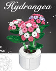 Set de hortensias para armar tipo Lego – Deco creativa que no se marchita