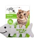 Juguete peluche de hueso pescado con Catnip para gato – Diversión, ejercicio y relax asegurado