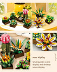 Set de suculentas tipo Lego – Decoración mini para armar y coleccionar