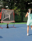 Combo Lanzador de pelotas de tenis + Red de entrenamiento