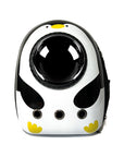 Mochila transportadora para mascotas – Cómoda, segura y con diseño de pingüino