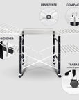TENDER DE ALUMINIO CON EXTENSIONES LATERALES – GRAN CAPACIDAD Y MOVILIDAD