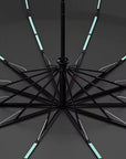 Paraguas plegable reforzado reflectante – Compacto y resistente