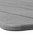 Alfombra de baño absorbente de piedra de diatomeas - Gris con lineas