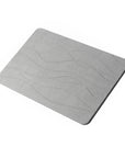 Alfombra de baño absorbente de piedra de diatomeas - Gris con lineas