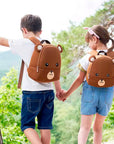 MOCHILA INFANTIL OSO PARDO 3D – IMPERMEABLE Y DIVERTIDA