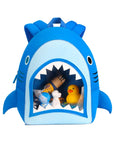 MOCHILA INFANTIL TIBURÓN TRANSPARENTE – DISEÑO DIVERTIDO Y FUNCIONAL