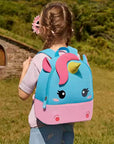 MOCHILA INFANTIL UNICORNIO 3D – IMPERMEABLE Y DIVERTIDA