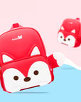 MOCHILA INFANTIL ZORRO ROJO 3D – IMPERMEABLE Y CÓMODA