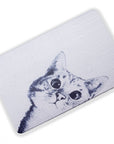 Alfombra placa de baño absorbente de piedra de diatomeas - Gatito