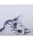 Alfombra placa de baño absorbente de piedra de diatomeas - Gatito