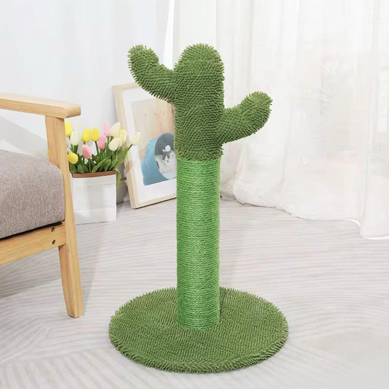 El Rascador para Gatos Cactus de IUNIK es la opción ideal para mantener a tu felino entretenido y sus uñas en buen estado. 