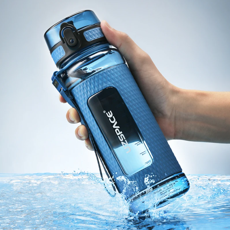 Botella deportiva Uzspace 1100ml – Hidratación libre de BPA