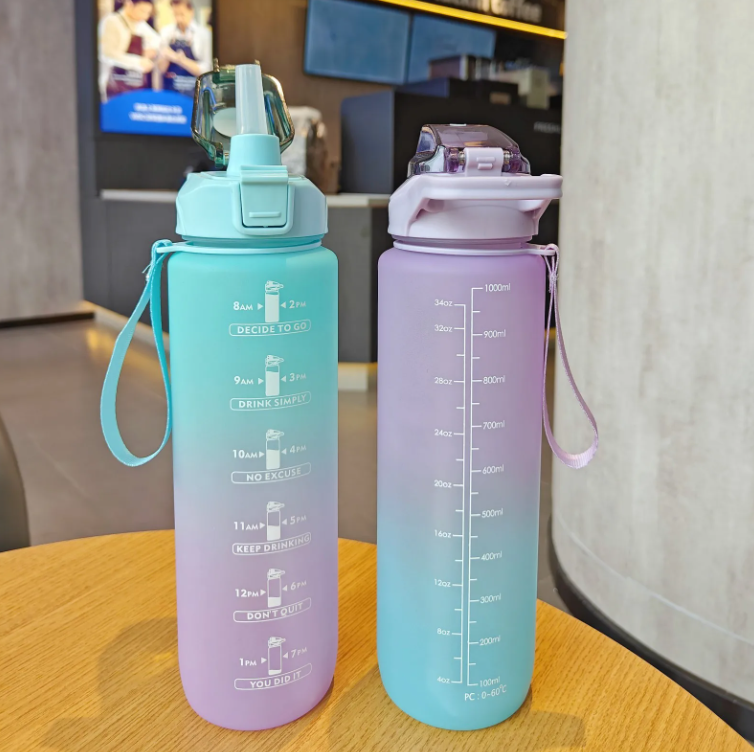 Botella motivacional – Hidratate con estilo y con objetivos a cumplir