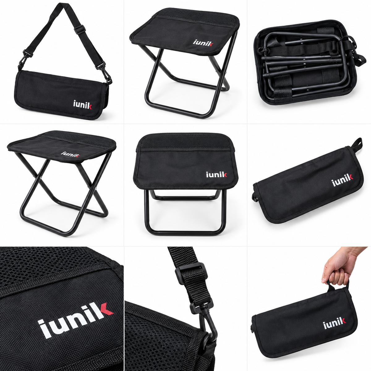 Silla banquito plegable bolso portatil