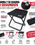 Silla banquito plegable bolso portatil