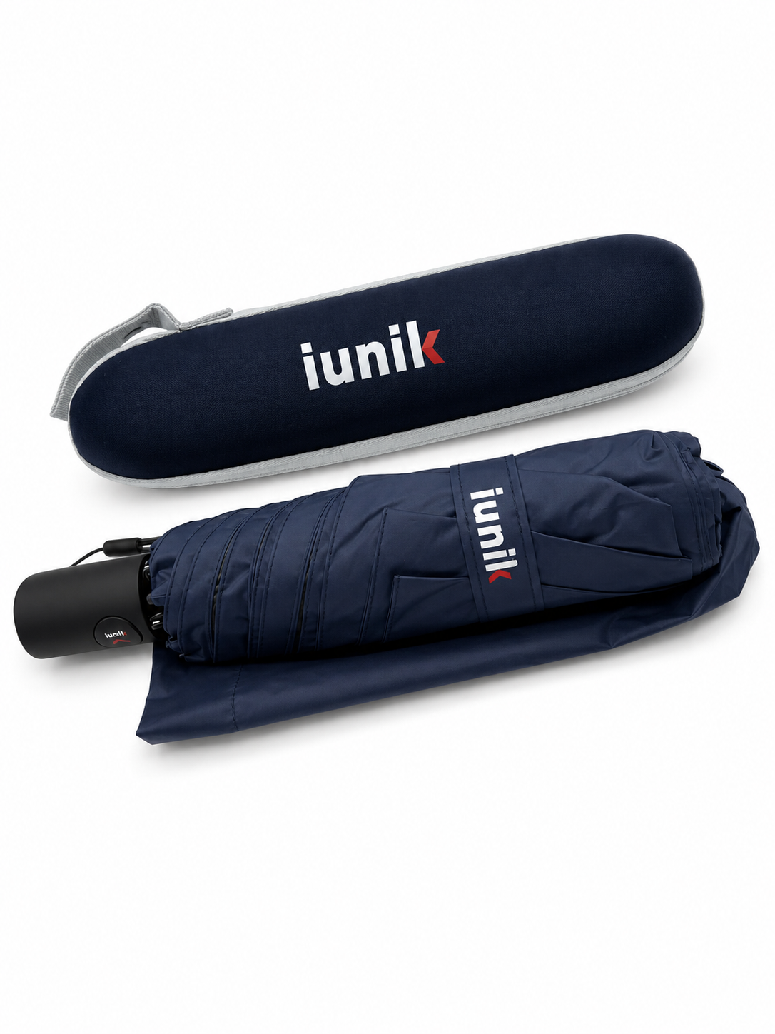 Paraguas plegable automatico con estuche - Ideal para llevar en el bolso cartera