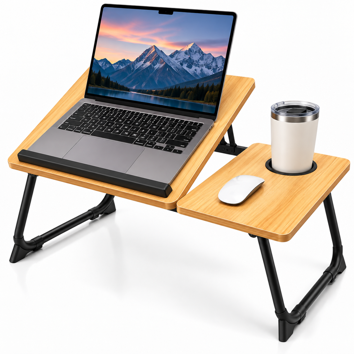 Mesa plegable con inclinacion doble nivel