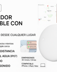 Localizador inteligente tipo AirTag – Rastreo preciso con Find My
