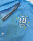 Piloto de lluvia infantil Messi, mundial, selección Argentina