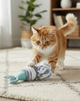 Juguete para gato Pez con Bola de Estambre – Diversión, caza y movimiento