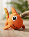 Juguete peluche de pez dorado con Catnip para gato – Diversión, ejercicio y relax asegurado