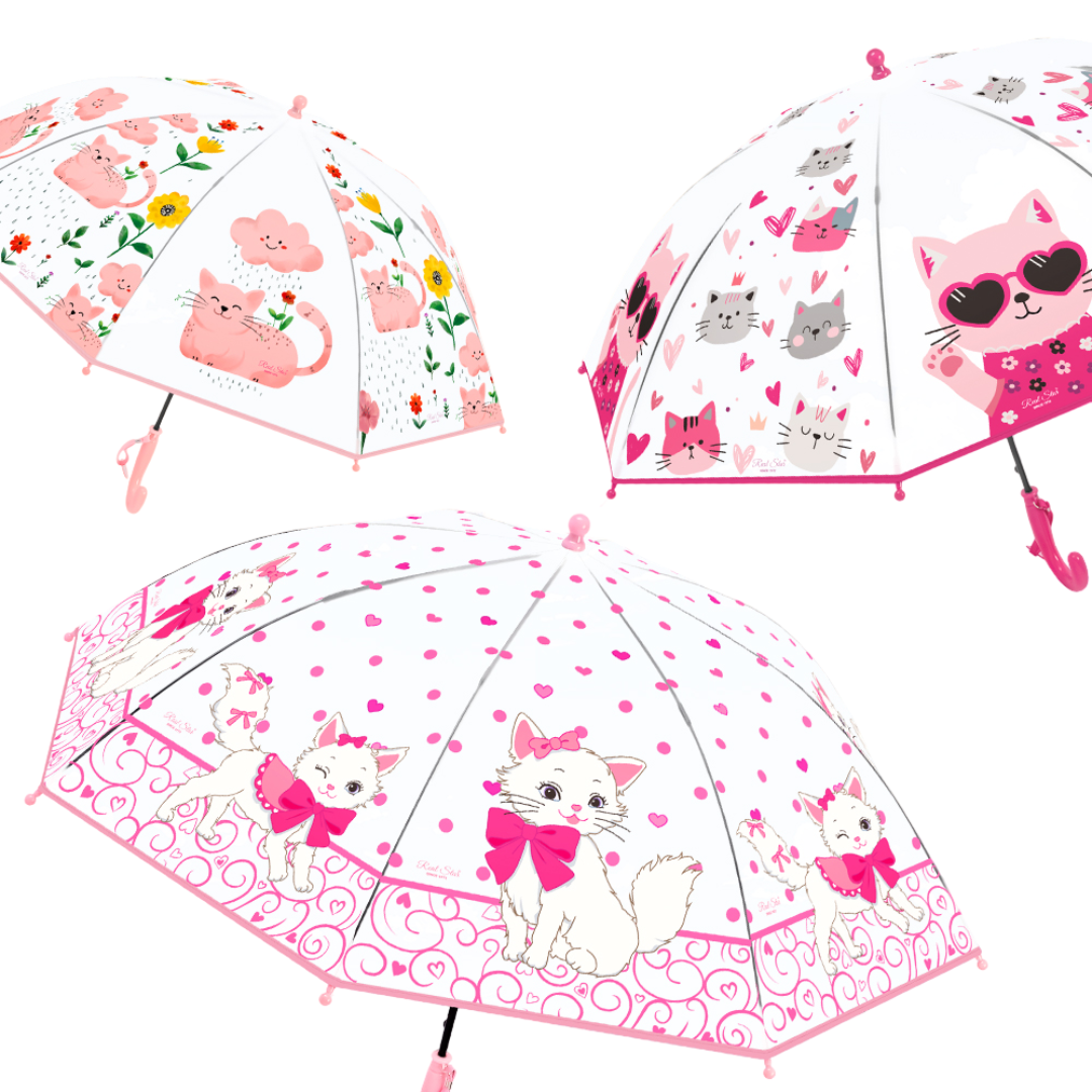 Paraguas infantiles de gatitos - Proteccion y ternura bajo la lluvia