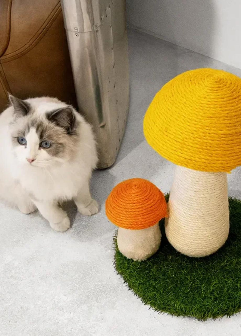 El Hongo Rascador para Gatos de IUNIK es la opción ideal para mantener a tu felino entretenido y con sus uñas en buen estado